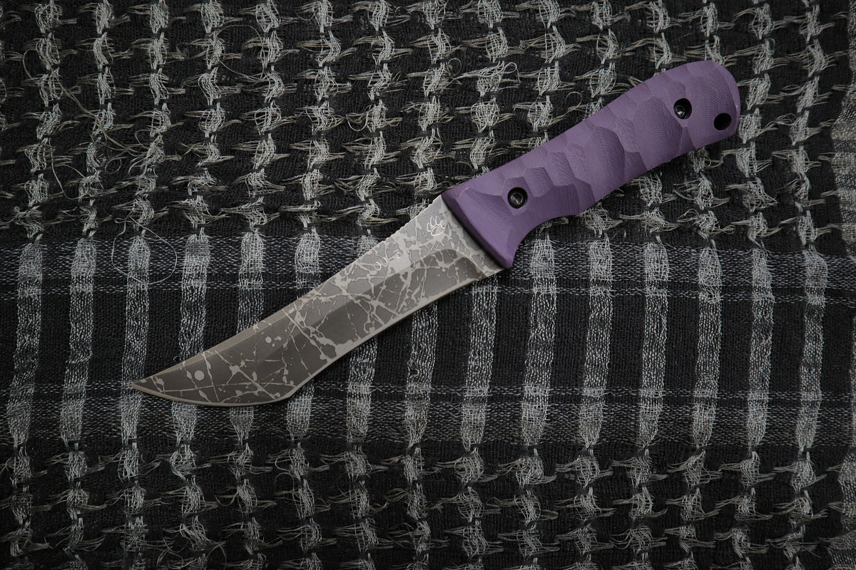 マサユキ作 風牙（フウガ）紫ハンドル・OU-31エッチング [KIKU-FUG] 風牙 – KIKUKNIVES_JP