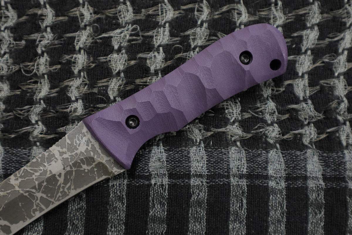 マサユキ作 風牙（フウガ）紫ハンドル・OU-31エッチング [KIKU-FUG] 風牙 – KIKUKNIVES_JP