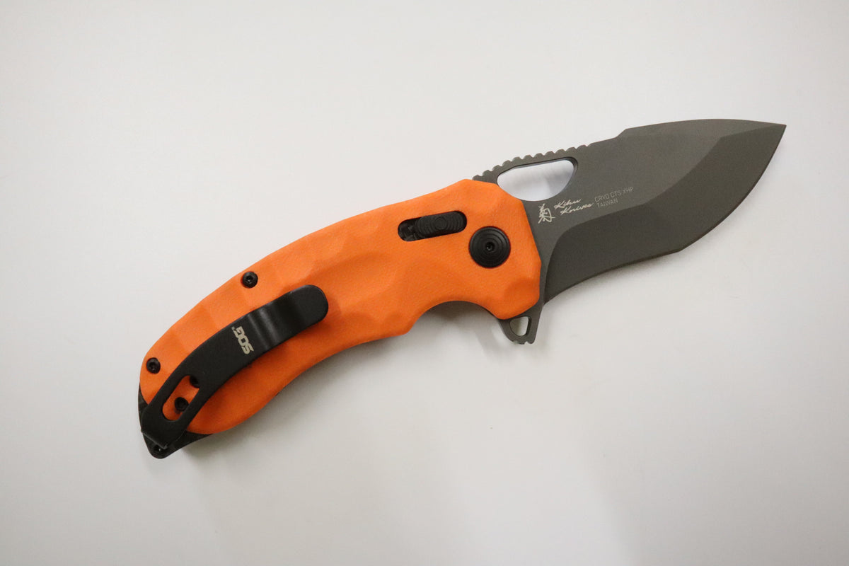 SOG]KIKU XR LTE BLAZE ORANGE G10 + CARBON – KIKUKNIVES_JP